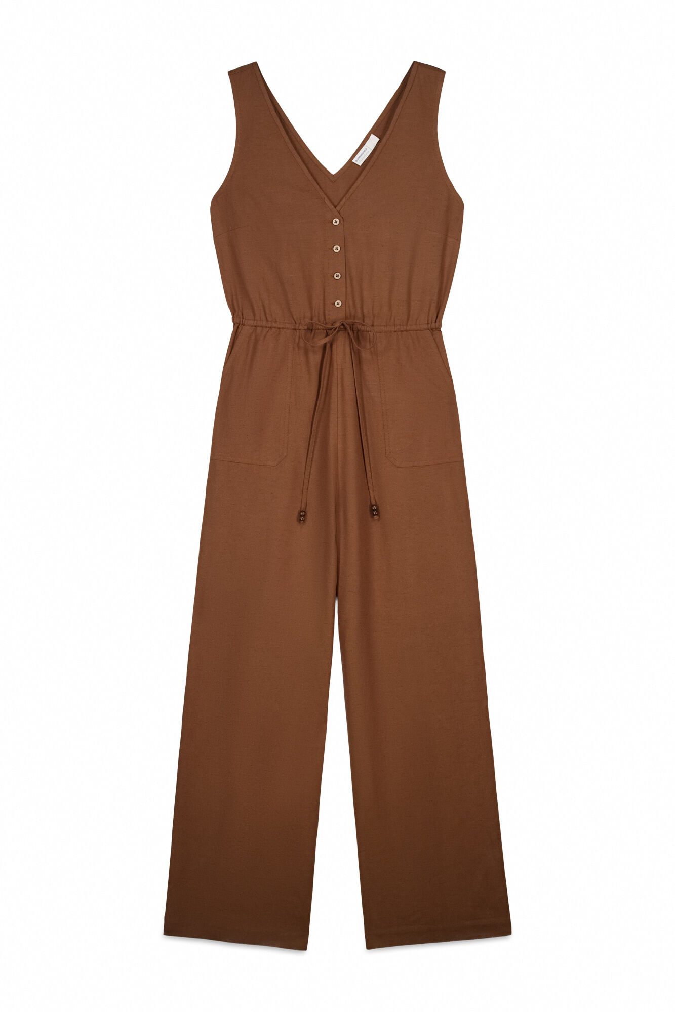 Springfield Printed sleeveless jumpsuit