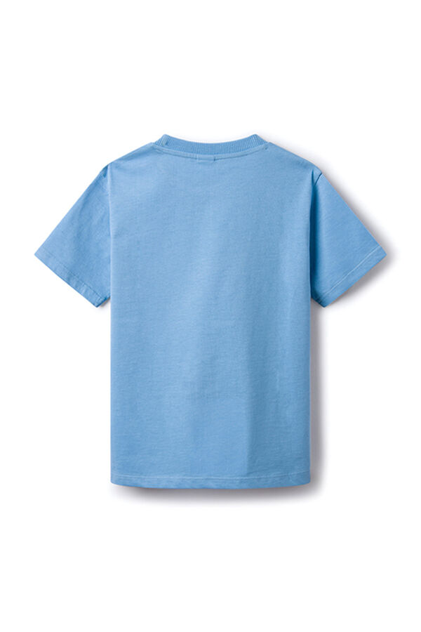 Springfield Camiseta "Summer vibes" niño azul claro