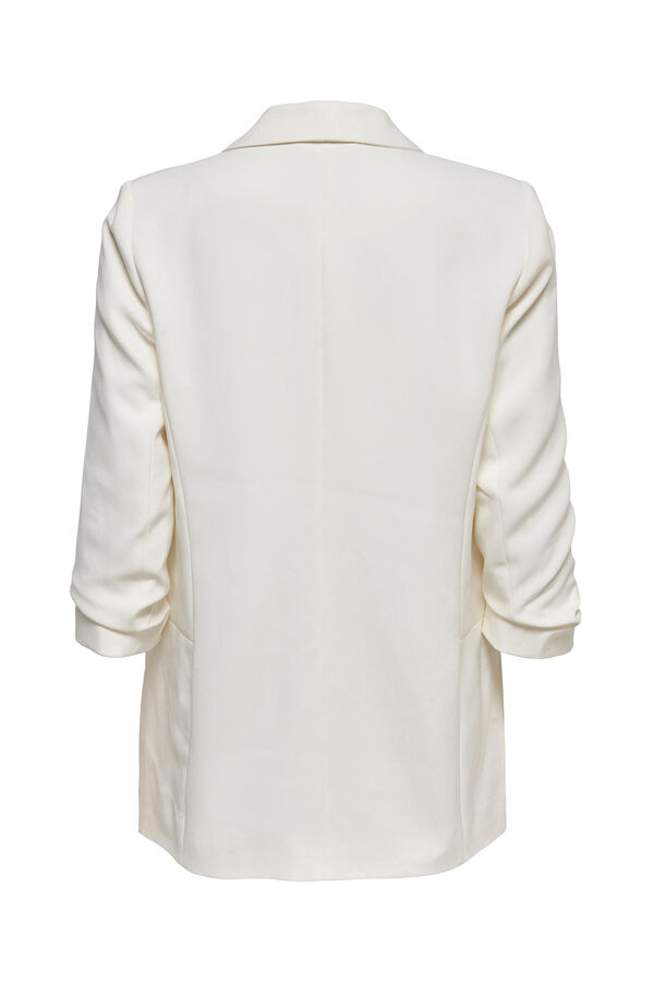 Springfield 3/4-length sleeve blazer with lapels white
