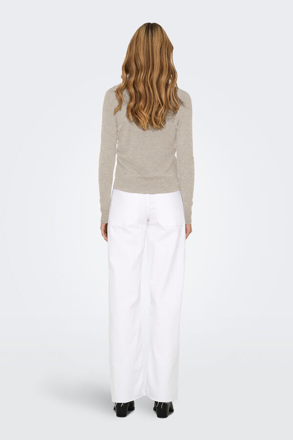 Only Fine knit jumper white