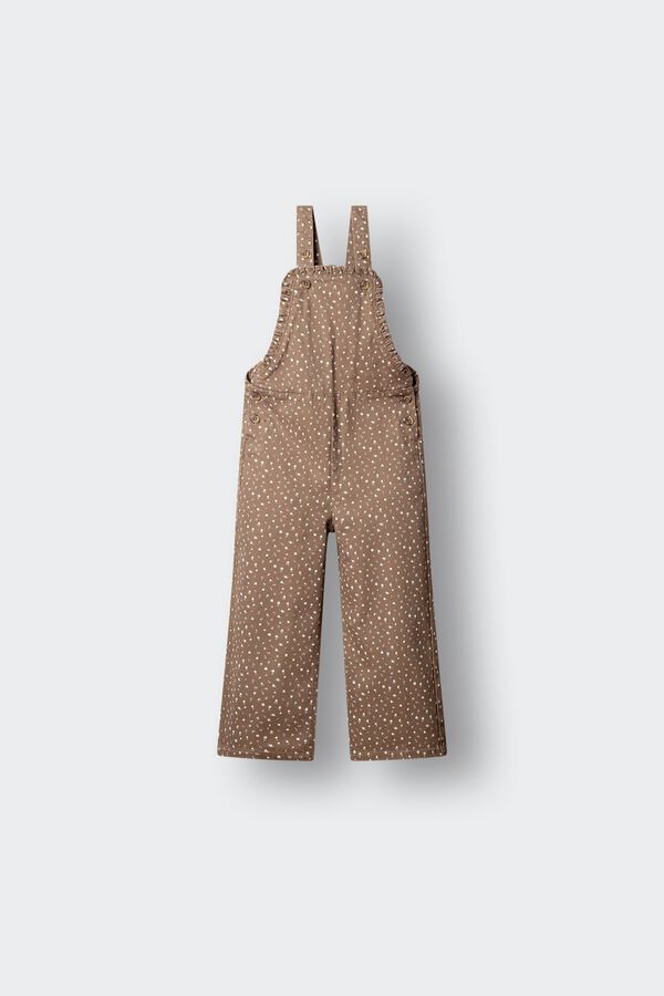 Springfield Kids Jardineiras de flores para menina cru