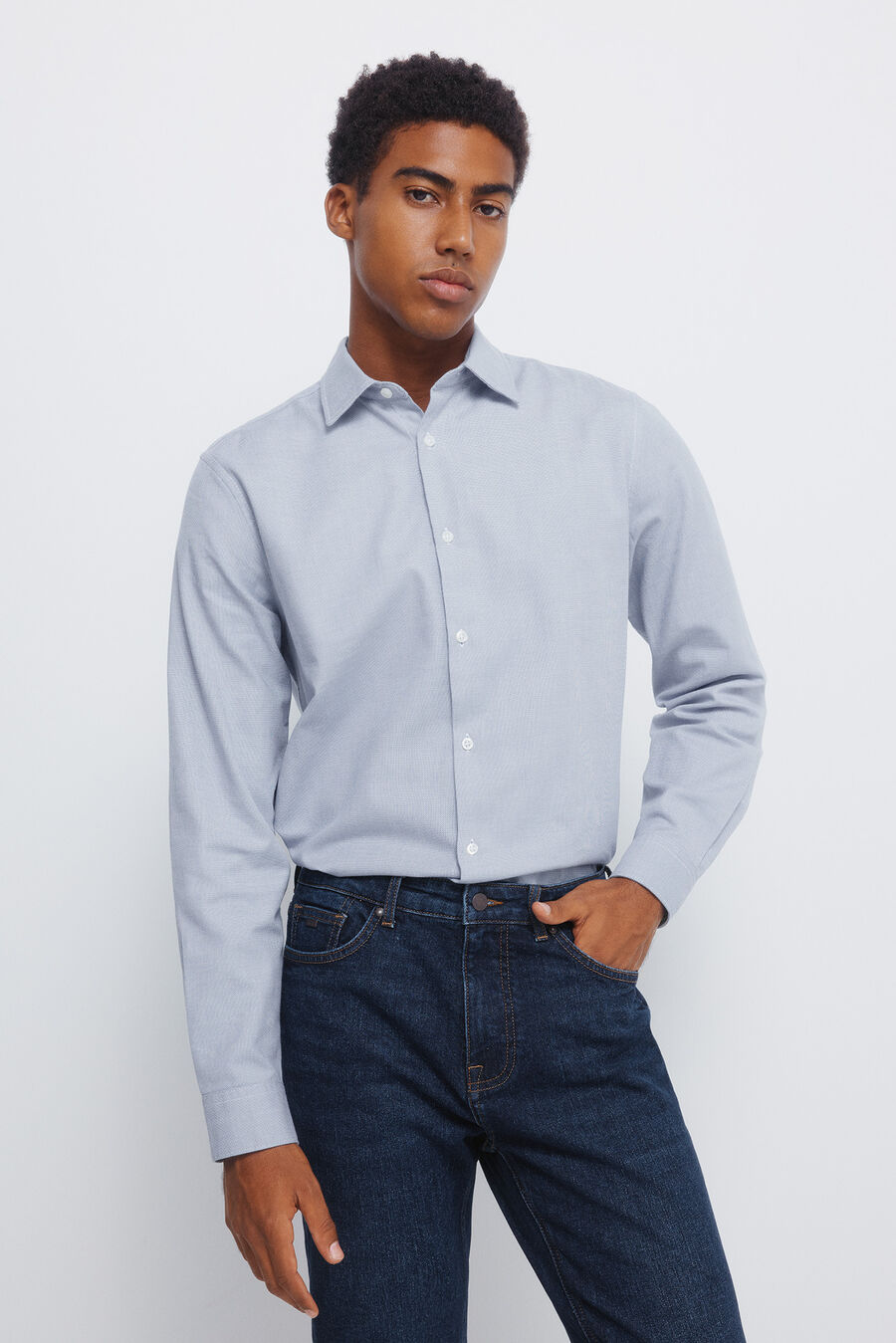 Camisa vestir estructura