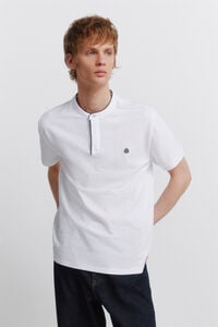 Springfield Polo piqu&eacute; col mao slim fit