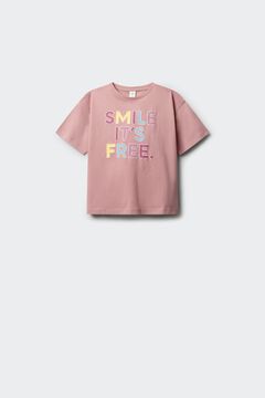 Springfield Kids Camiseta "Smile it's free" ni&ntilde;a