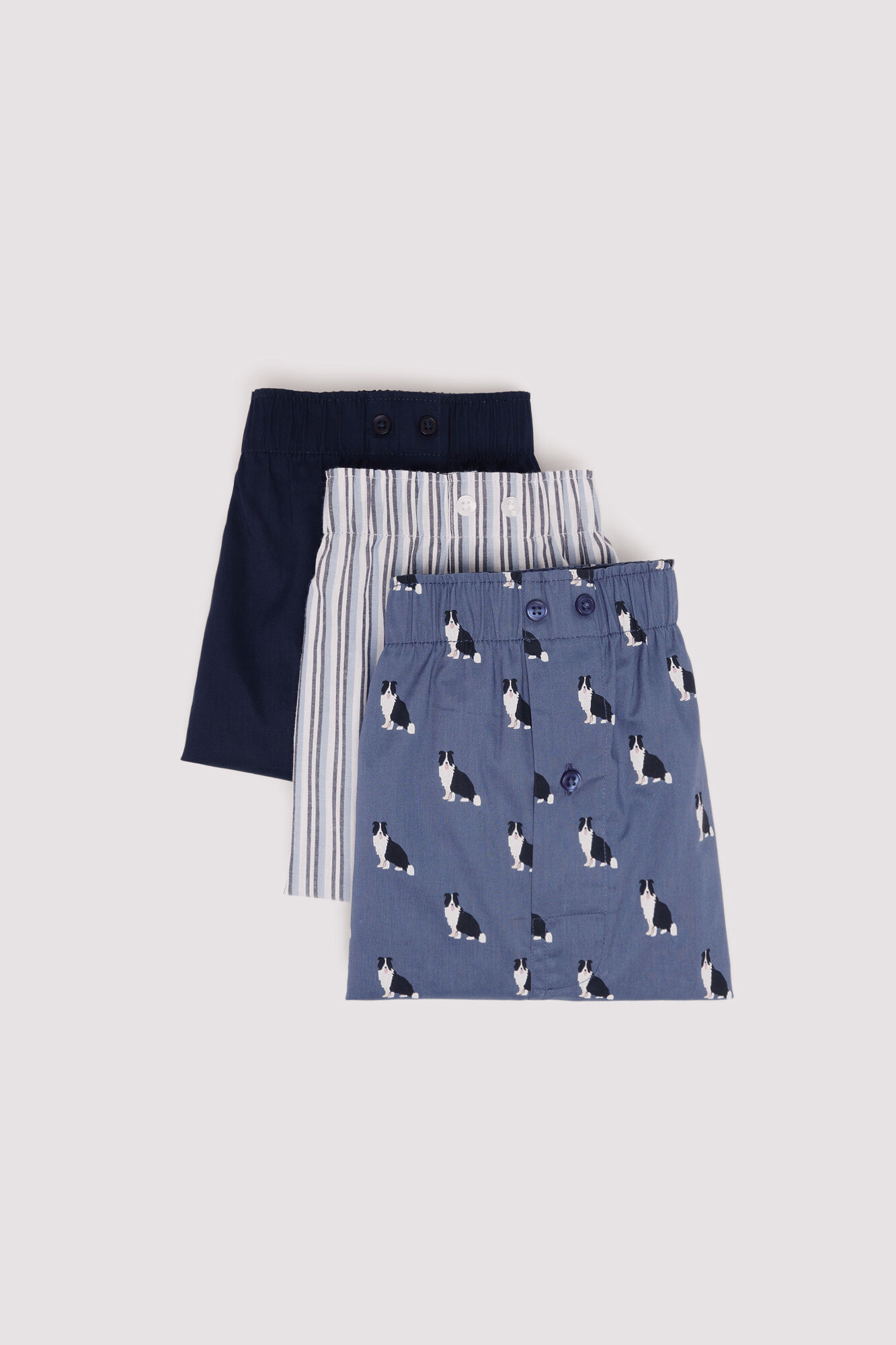 Springfield Pack of 3 printed poplin boxers