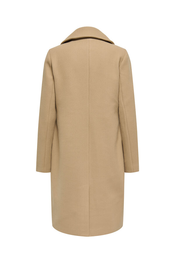 Only Long cloth coat nude