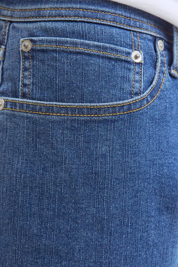 Jack & Jones PLUS Denim stretch Bermuda shorts blue