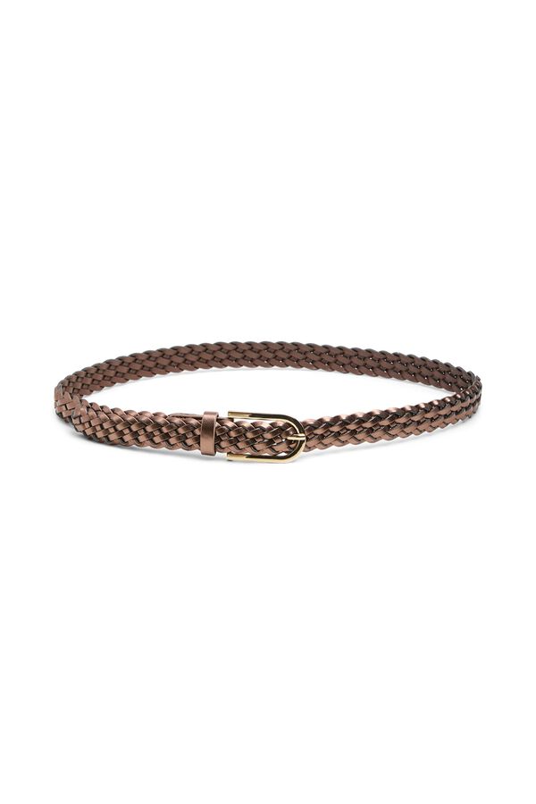 Pieces Adjustable braided belt red