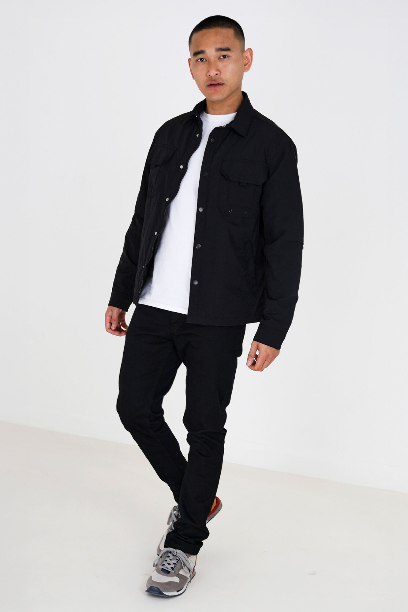 Brave Soul Sobrecamisa cierre de cremallera