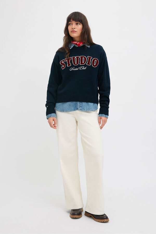 Jack & Jones Jersey wide fit azul