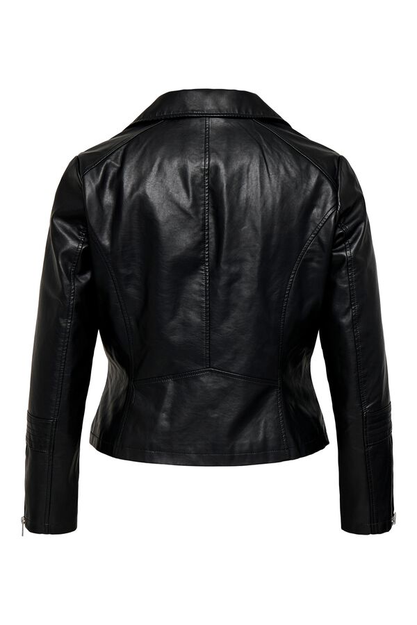 Only Carmakoma Plus size biker jacket black