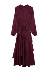 Trendyol Vestido de sat&eacute;n tostado