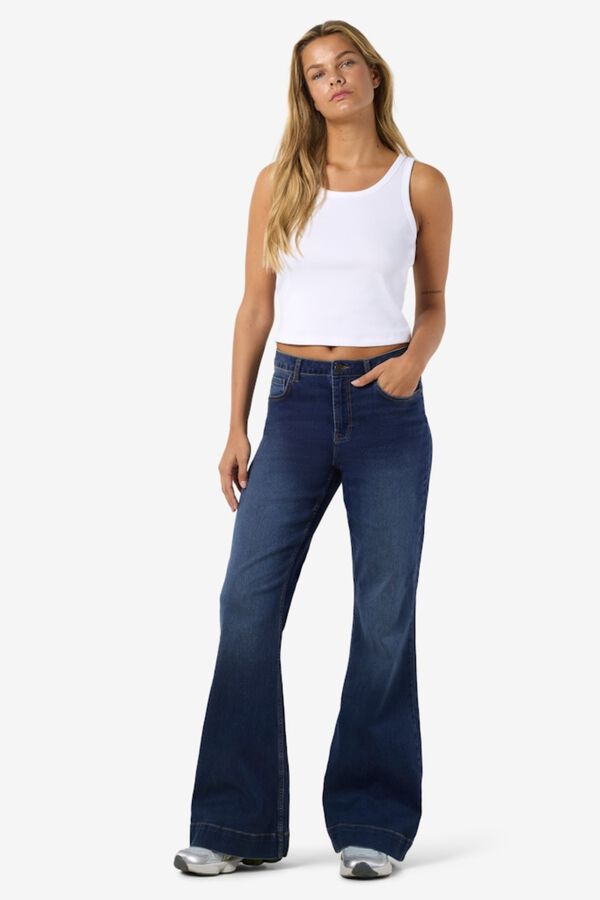 Noisy May Vaquero acampanado estilo retro azul