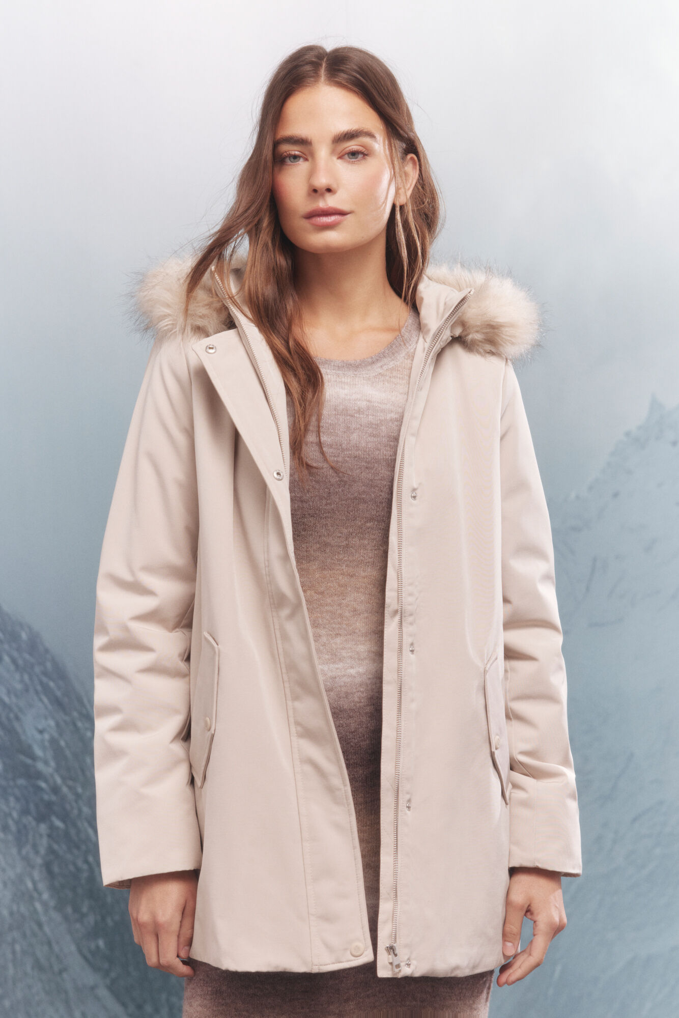Springfield Sorona Aura fur hood parka
