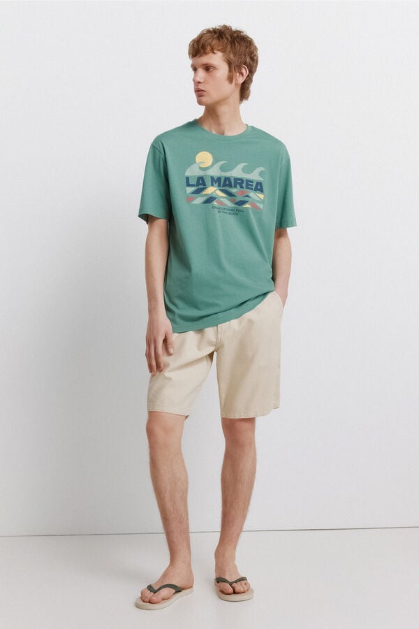 Springfield T-shirt the tide green