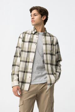 Tiffosi Camisa xadrez de algod&atilde;o