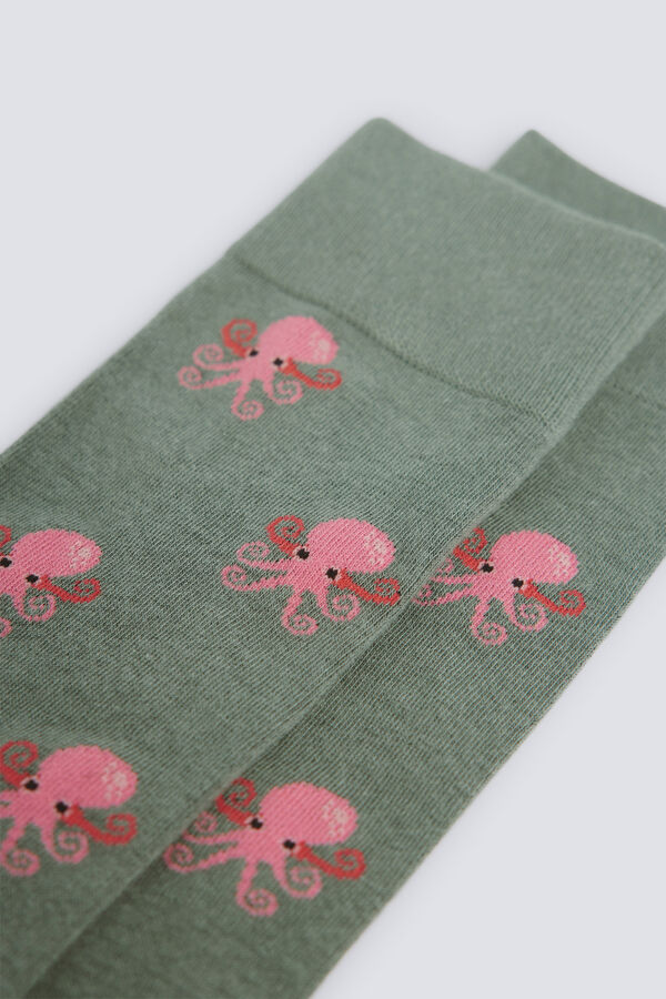 Springfield Long octopus sock green