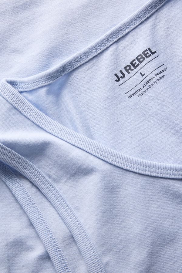 JJ REBEL Printed vest top blue