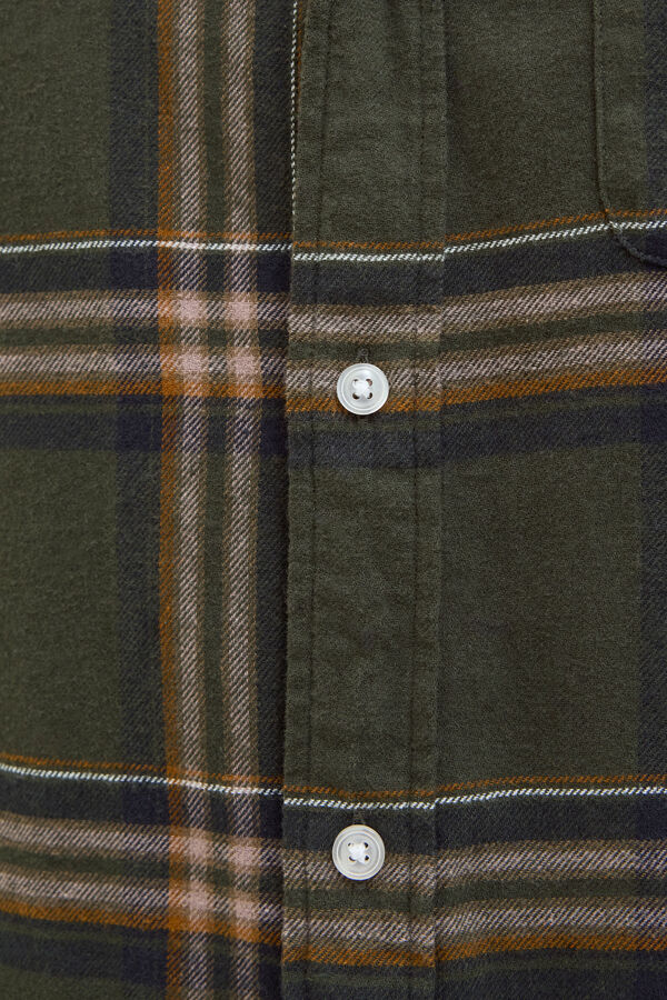 Jack & Jones Regular fit checked shirt vert