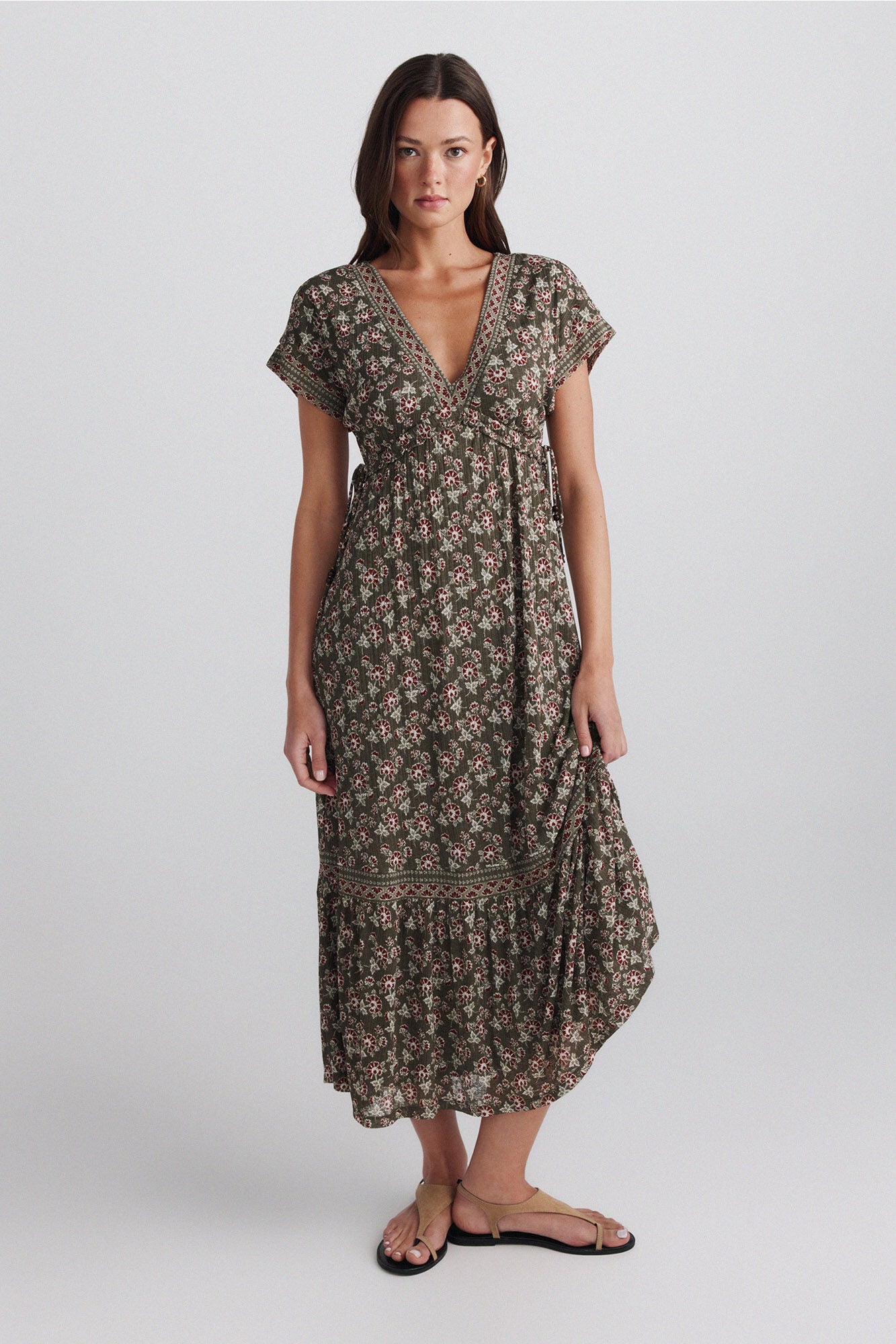 Springfield Dress with ruffle waist