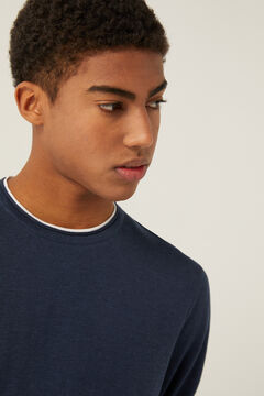 Springfield Pull double lin coton bleut&eacute;