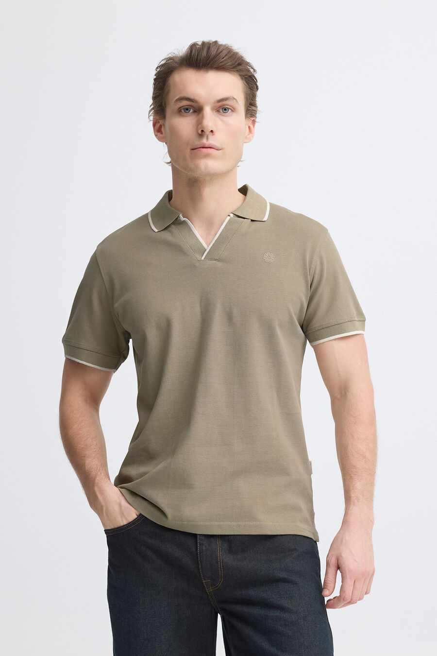 Polo piqué manga corta