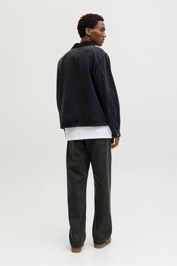 Jack & Jones Jeans cl&aacute;sicos corte recto negro