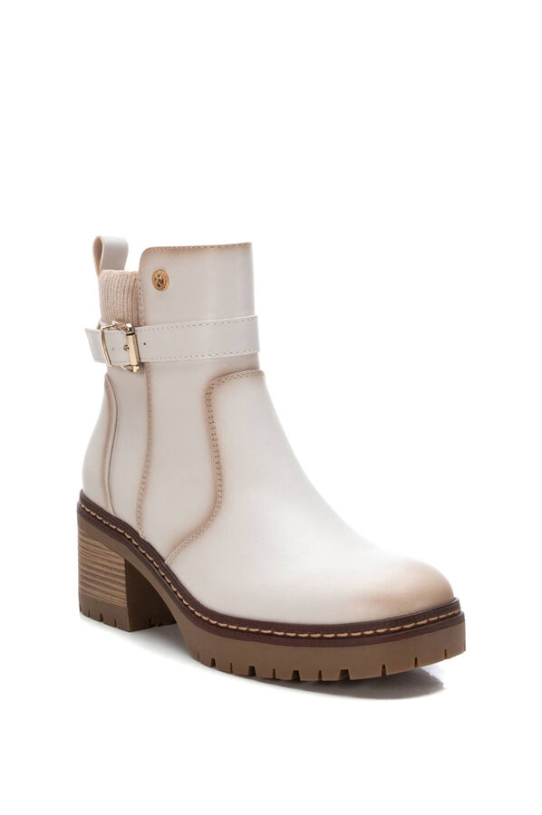 XTI Bota Chelsea bege