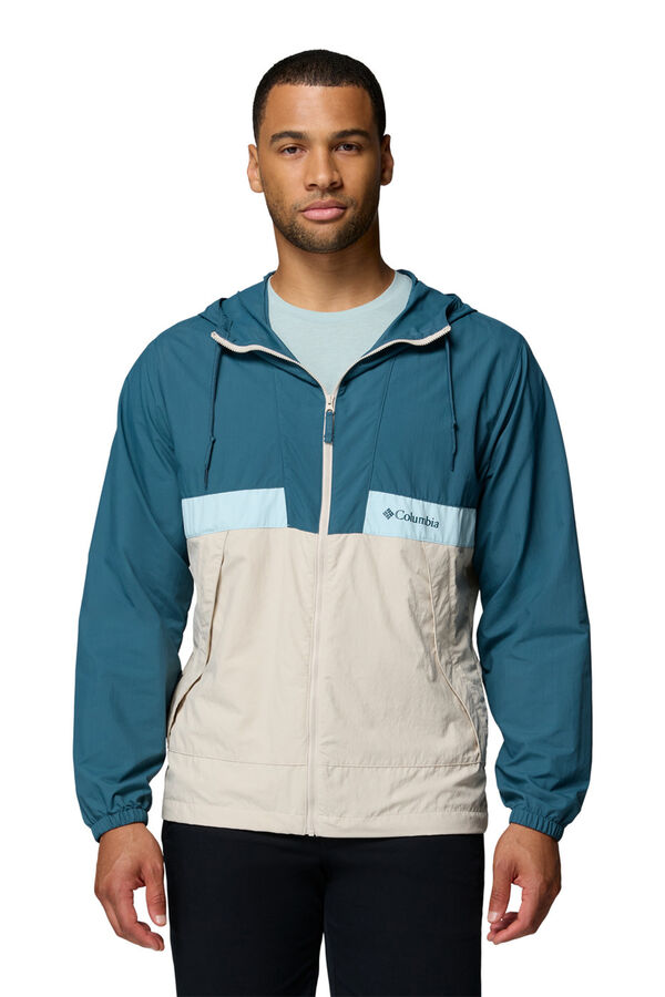 Columbia Hooded windbreaker blue