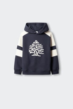 Springfield Kids Kids striped tree sweatshirt blue