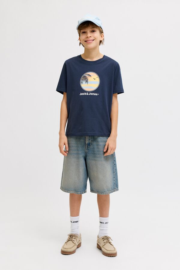 Jack & Jones Junior Round neck sweatshirt blue