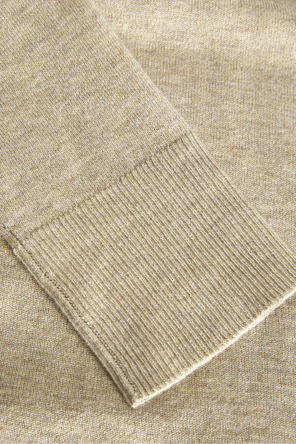 Jack & Jones Slim fit jersey-knit sweater grey