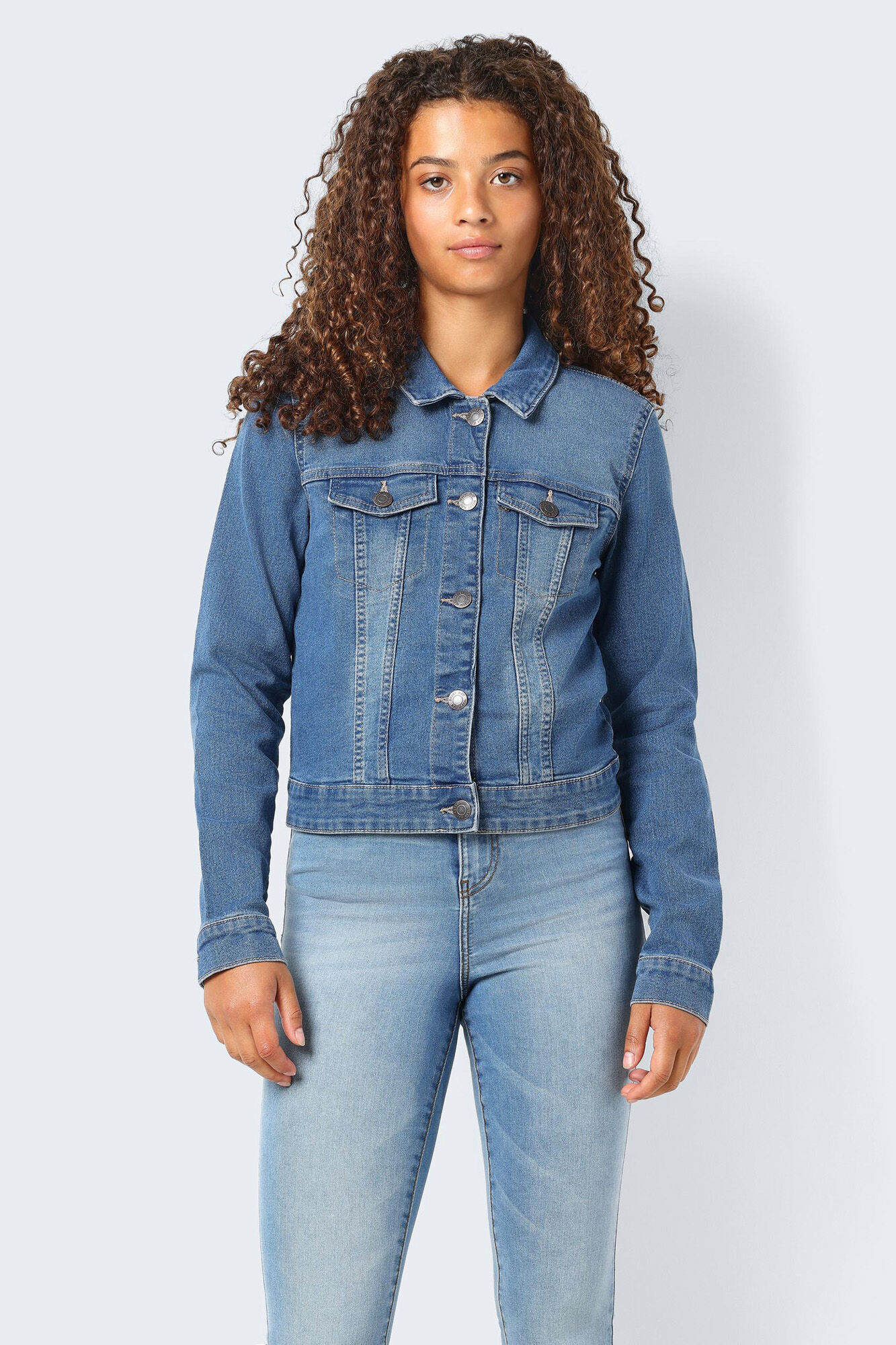 Womens Size 14 12 10 8 6 Stretch Fitted Denim Jacket Ladies Jean Crop  Jackets Indigo