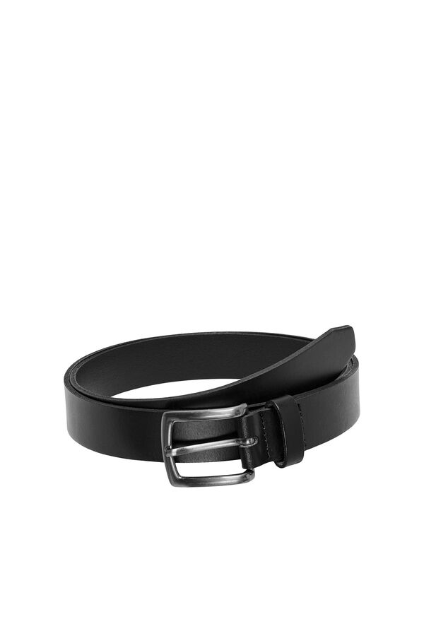 Springfield Essential leather belt crna