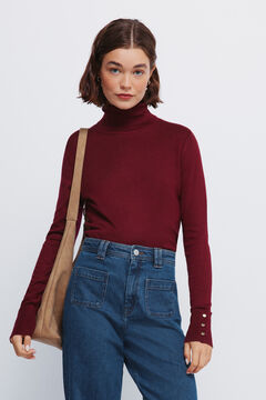 Springfield Jersey cuello alto botones pu&ntilde;os