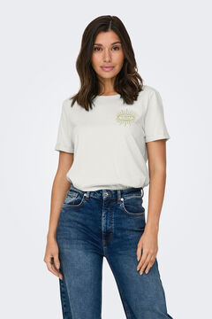 Springfield T-shirt with embroidery white