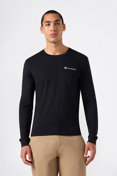 Champion T-shirt de manga comprida com gola redonda
