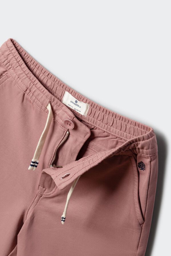 Springfield Kids Bermuda chino knit ni&ntilde;o naranja