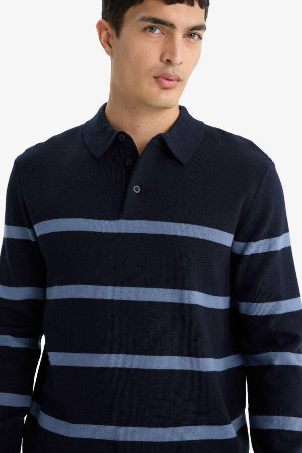 DeFacto Striped jumper blue