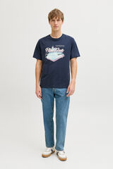 JJ REBEL Relaxed fit T-shirt blue