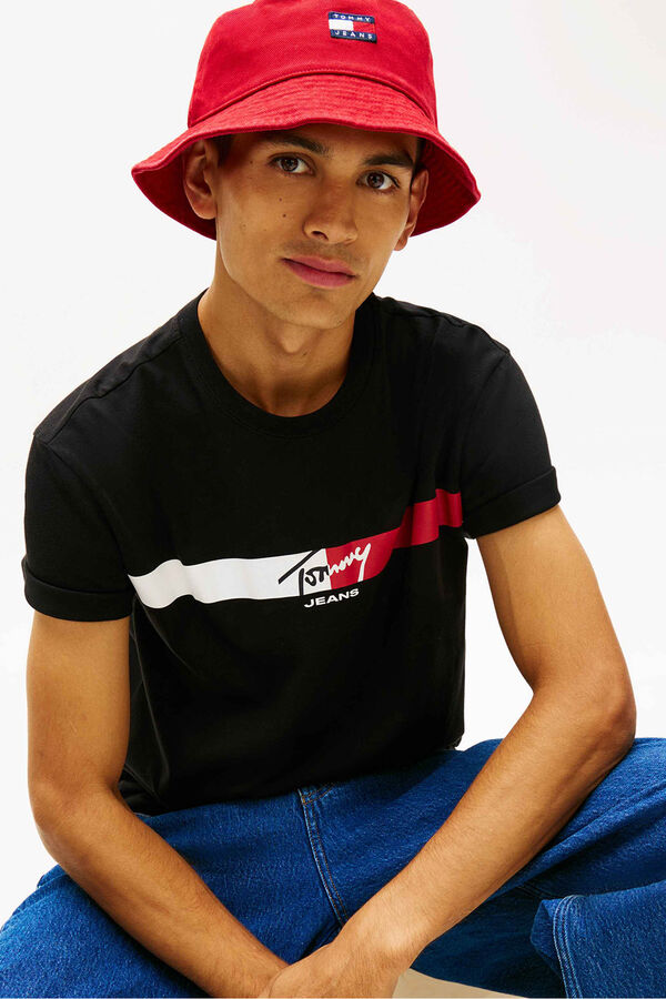 Tommy Jeans Regular fit short sleeve T-shirt black