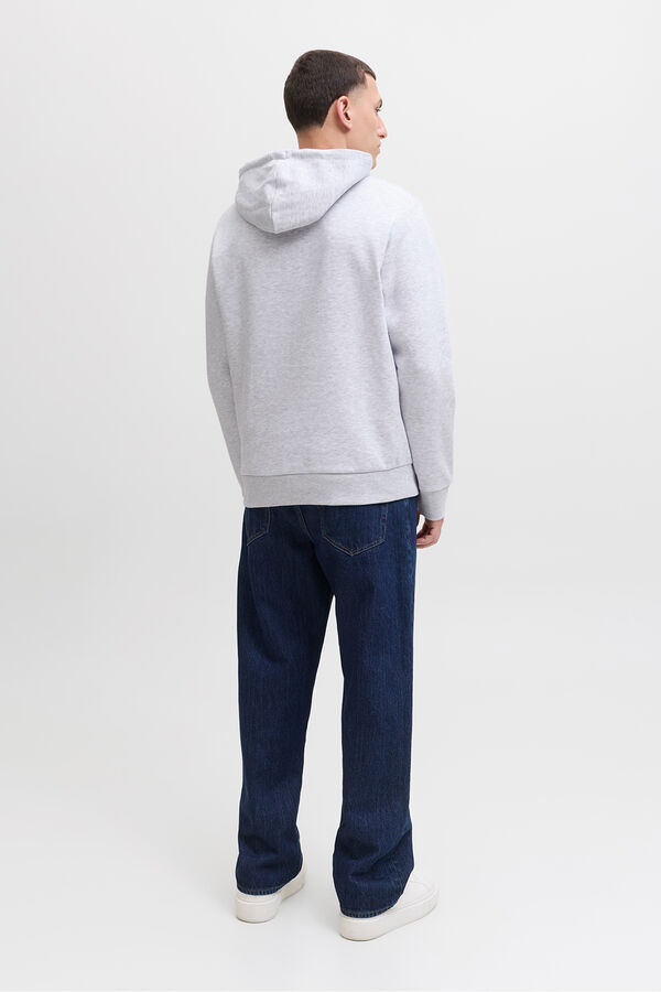 Jack & Jones Sudadera regular fit estampada blanco