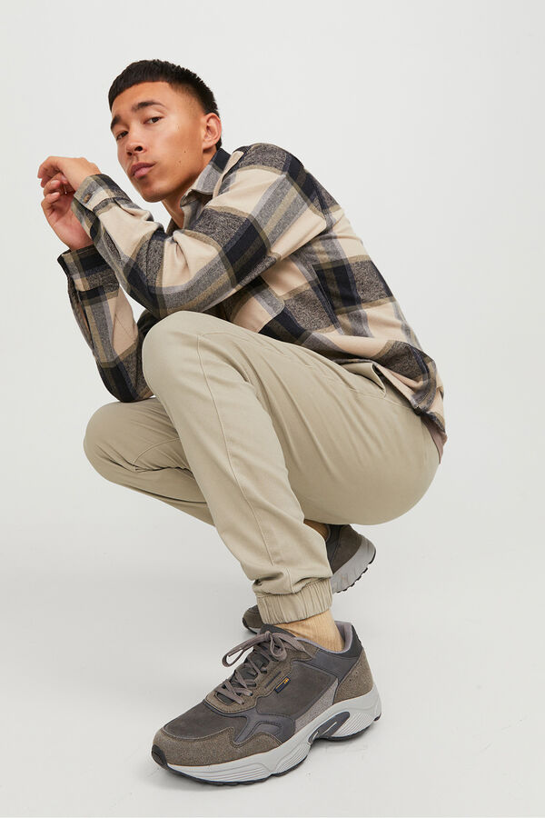 Jack & Jones Pantal&oacute;n tipo Jogger beige
