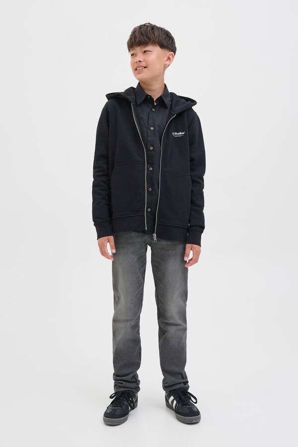 Jack & Jones Junior Slim fit five-pocket jeans black