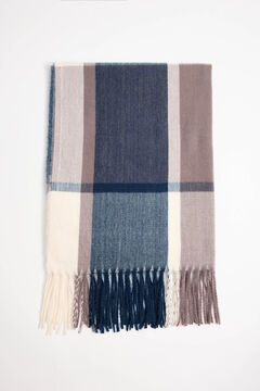 Inside Bufanda Hombre Cuadros blanco