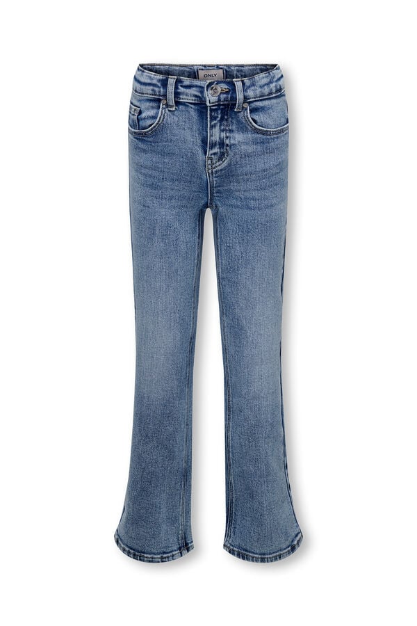 Only Girls Stretch wide fit jeans blue