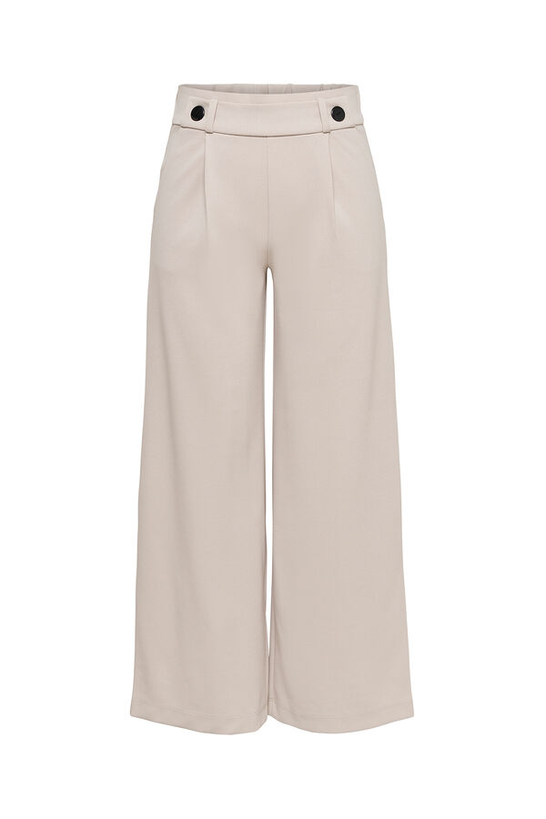 JDY Lange Wide Leg Hose Grau