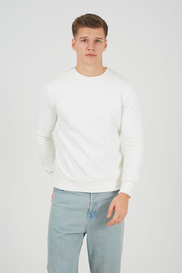 Brave Soul Sweatshirt with brushed interior brown