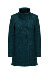 Springfield Long coat with buttons bluish
