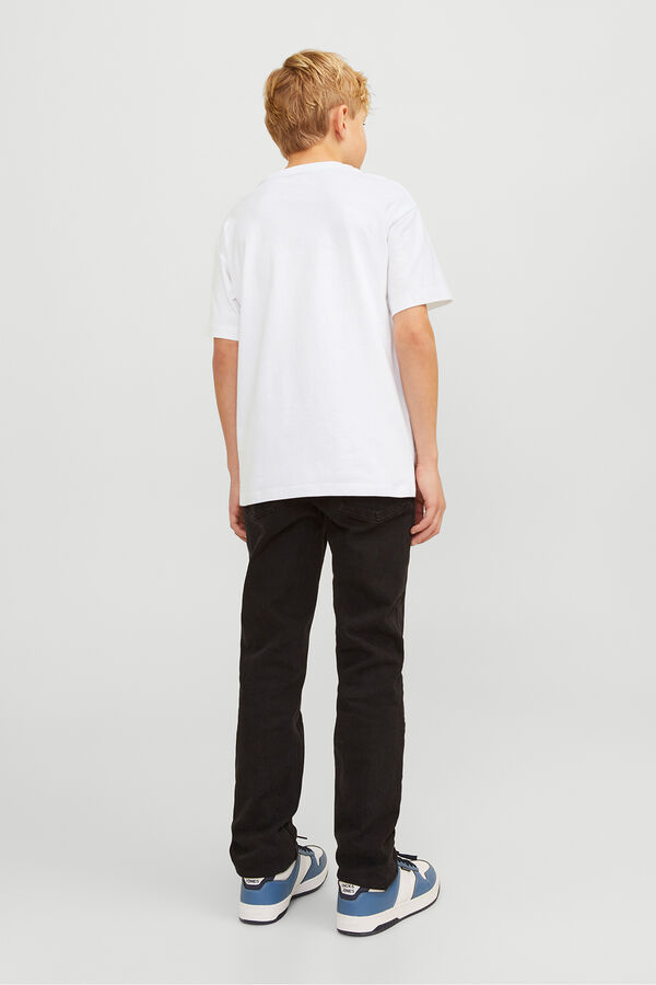 Jack & Jones Junior Relaxed logo T-shirt white